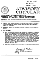 AC 372 Test Procedures for Maximum Allowable Airspeed Indicators