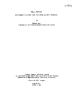 Recessed floating pier caps for highway bridges