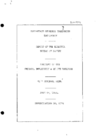 Interstate Commerce Commision Report of the Accident  Investigation Occuring on the CHICAGO BURLINGTON AND QUINCY RAILROAD BLUE SPRINGS NE