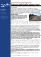 Development of a Sinkhole Risk Evaluation Program Summary