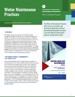 Winter Maintenance Practices