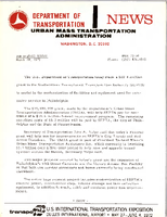 Department of Transportation News Urban Mass Transportation Administration UMTA 7210