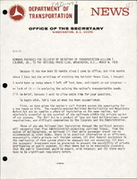 Remarks Prepared for Delivery by Secretary of Transportation William T Coleman Jr to the National Press Club