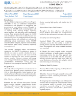 Estimating Models for Engineering Costs on the State Highway Operation and Protection Program SHOPP Portfolio of Projects Brief