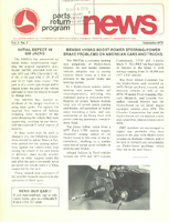 Parts Return Program News September 1979