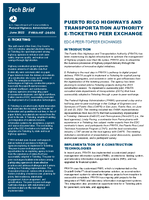 Puerto Rico Highways and Transportation Authority ETicketing Peer Exchange Tech Brief