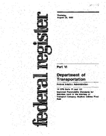 PART 121 AMENDMENTS 121198
