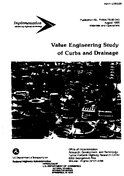 Value Engineering Study of Curbs and Drainage