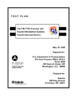 Test plan  I40 TTIS tourist intercept survey