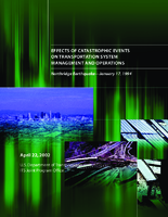 Effects of Catastrophic Events on Transportation System Management and Operations Northridge Earthquake  January 17 1994