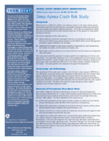Sleep Apnea Crash Risk Study Brief