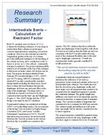 Intermediate Bents Calculation of Restraint Factor Research Summary