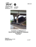 Evaluation and Mitigation of Vehicle Impact Hazard for Overpasses