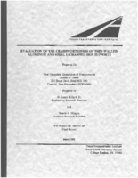 Evaluation of the Crashworthiness of ThinWalled Aluminum and Steel UChannel Sign Supports