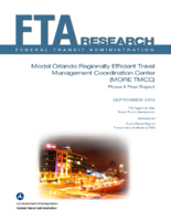 Model Orlando Regionally Efficient Travel Management Coordination Center MORE TMCC Phase II Final Report