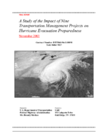 A study of the impact of nine transportation management projects on hurricane evacuation preparedness