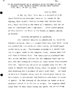 Interstate Commerce Commission Report of the Accident  Investigation Occurring on the CHICAGO ROCK ISLAND AND PACIFIC RAILWAY FORREST CITY AR