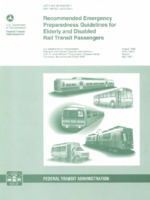 Recommended Emergency Preparedness Guidelines for Elderly and Disabled Rail Transit Passengers