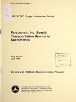 Paratransit Inc Special Transportation Service in Sacramento