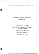 Interstate Commerce Commision Report of the Accident  Investigation Occuring on the ATCHISON TOPEKA AND SANTA FE RAILWAY CHETO ARIZ