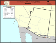 US  Mexico Land Ports of Entry Arizona