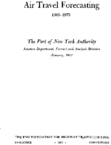 Air Travel Forecasting 19651975