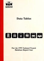 Data Tables For the 1995 National Transit Database Report Year
