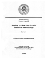Seminar on New Directions in Statistical Methodology