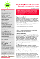 SelfHeating Electrically Conductive Concrete Demonstration Project Tech Transfer Summary