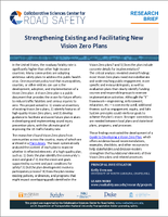 Strengthening Existing and Facilitating New Vision Zero Plans Research Brief