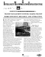 Intelligent Transportation Infrastructure Transit Management Systems Making Transit More Efficient Reliable And Attractive