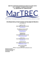 Interdependency of Port Clusters during Regional Disasters