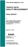Traffic Data Quality Measurement Final Report