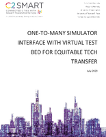 OnetoMany Simulator Interface With Virtual Test Bed for Equitable Tech Transfer