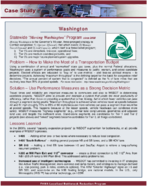 FHWA Localized Bottleneck Reduction Program Case Study  Washington DOT