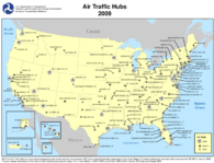Air Traffic Hubs 2009