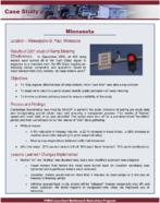 FHWA Localized Bottleneck Reduction Program Case Study  Minnesota