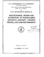 CAM 18 Maintenance Repair And Alteration Of Airframes Powerplants Propellers And Appliances 1941