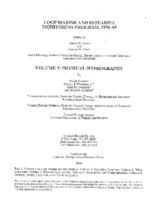 LOOP marine and estuarine monitoring program 197895  volume 3  physical hydrography