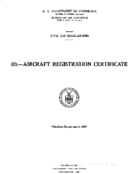 Part 00 Aircraft Registration Certificate