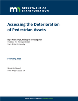 Assessing the Deterioration of Pedestrian Assets