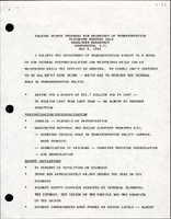 Talking Points Prepared for Secretary of Transportation Elizabeth Hanford Dole at the Headliner Breakfast