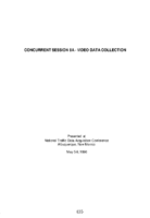Concurrent Sessions 8A And 9A Of Proceedings Vol I National Traffic Data Acquisition Conference Albuquerque Nm
