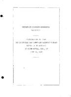 Interstate Commerce Commision Report of the Accident  Investigation Occuring on the LOUISVILLE AND NASHVILLE RAILROAD SOUTH HOWELL IN