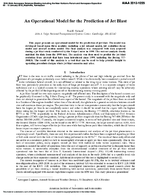 An Operational Model for the Prediction of Jet Blast