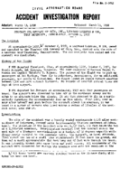 Investigation of Aircraft Accident STANDARD OIL COMPANY OF OHIO INC UNIONTOWN PENNSYLVANIA 19571006