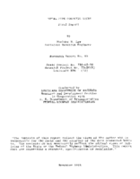 Metal pipe coupling study  final report