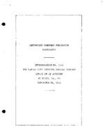 Interstate Commerce Commision Report of the Accident  Investigation Occuring on the KANSAS CITY SOUTHERN RAILROAD HOLLY LA