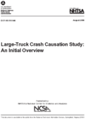 LargeTruck Crash Causation Study An Initial Overview