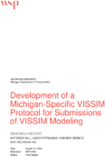 Development of a MichiganSpecific VISSIM Protocol for Submissions of VISSIM Modeling